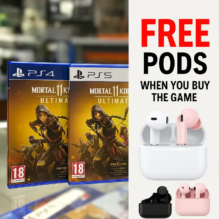 Genuine 🎮 Sony PlayStation 5 & PlayStation 4 Mortal Kombat Ultimate 11 Game Disk | New 2025 Edition | Realistic 4K Graphics | Online Multiplayer | Best Action FPS Game in Kenya 🇰🇪