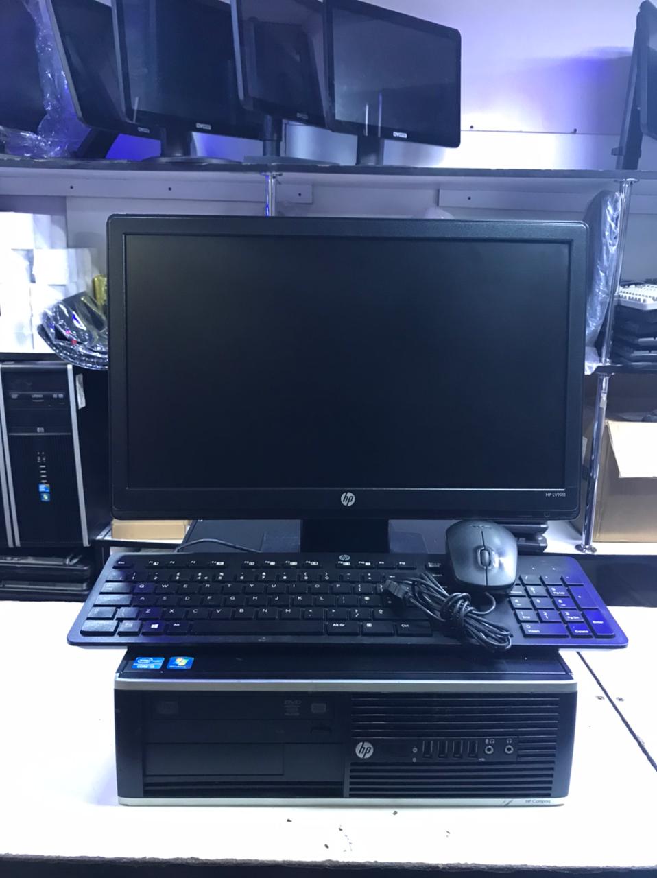 (FREE MOUSE PAD) HP Complete Computer Set Desktop Core 2 Duo 4GB RAM 500GB HDD with 17 Inch Monitor Full PC Bundle with Keyboard, Mouse & Power Cables