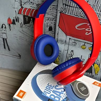 New Edition JBL B16BT Pure Bass Wireless Headphones | Bluetooth Over-Ear Headset, Deep Bass Sound, Long Battery Life, Lightweight & Comfortable Design