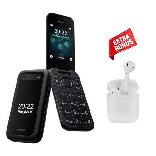 Genuine Latest Edition Nokia 2660 Flip Mobile Phone Classic | 4G VoLTE | Dual SIM | Big Buttons | Loud Sound | Long Battery Life Feature Phone