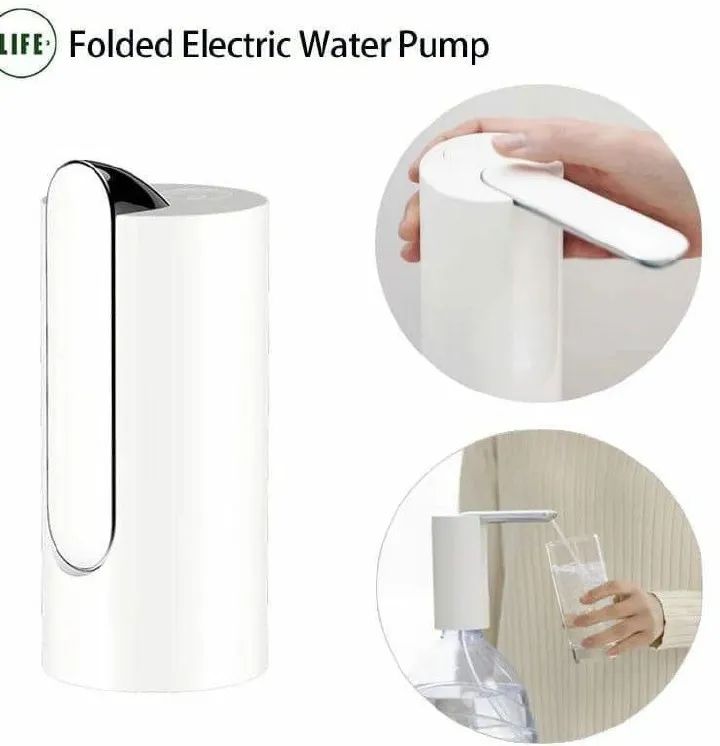 SMART Automatic Water Dispenser Pump | USB Rechargeable | One-Touch Operation | Portable Drinking Water Pump for Dispenser Bottles