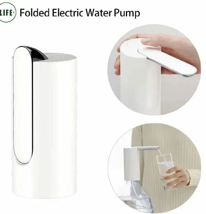 SMART Automatic Water Dispenser Pump | USB Rechargeable | One-Touch Operation | Portable Drinking Water Pump for Dispenser Bottles