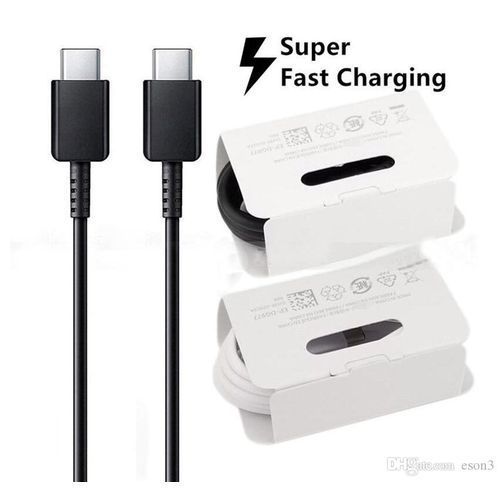 Fast Charging Samsung Type C Cable High Speed Data Transfer Durable Braided USB Type C Charger Cable for Smartphones Tablets Laptops Long Lasting Strong Build Quality