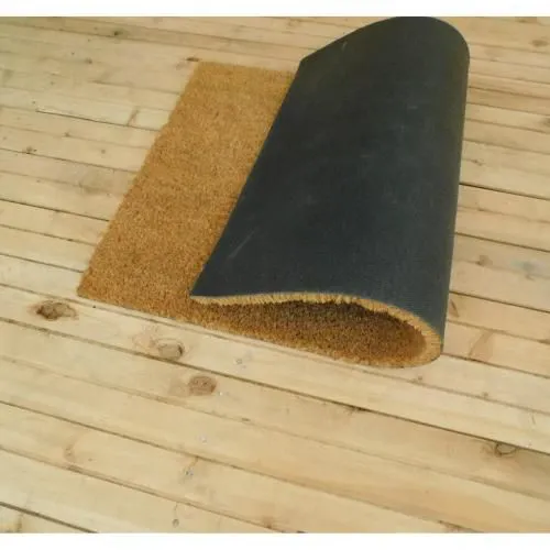 PVC backed Coir Doormat- Durable, Natural and Eco-friendly, Anti- slip, 
Easy to clean, Weather Resistant Welcome Doormat for Indoor and Outdoor use.