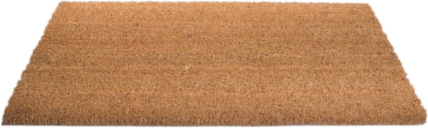 PVC backed Coir Doormat- Durable, Natural and Eco-friendly, Anti- slip, 
Easy to clean, Weather Resistant Welcome Doormat for Indoor and Outdoor use.