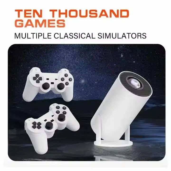 3D Game Projector Retro Video Game Console Wireless Controller 4K ULTRA HD plug and play Android11