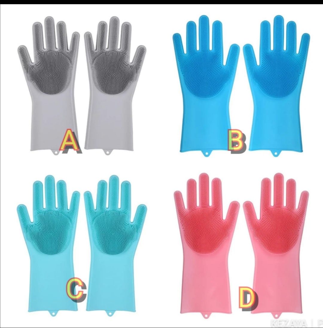 🧤✨ Multipurpose Washing Gloves ✨🧤

✅ Strong & durable for tough cleaning
✅ Protects your hands while washing
✅ Non-slip & comfortable fit
✅ Perfect for kitchen, bathroom & laundry use 🚿🍽️

💦 Scru