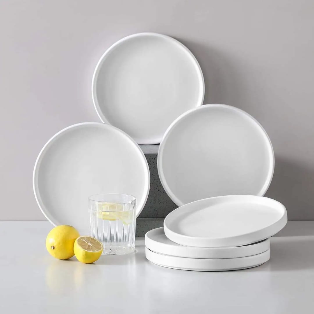8-Inch Plain White Ceramic Plates – 6pcs Set ✨🍽️

Simplicity meets elegance! These classic white ceramic plates are perfect for everyday meals or special occasions. Durable, stylish, and versatile –