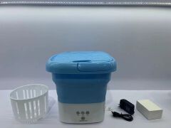 💫NEW ARRIVAL 🎉*🌹10litre Collapsible mini washing machine with dryer.Perfect for small spaces, apartments, dorms, or travel, it combines convenience, compact design, and powerful functionality.