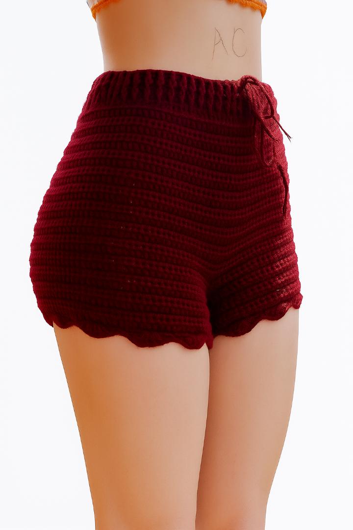 ✨Handmade BodyFit Crochet Shorts for Women – Stylish Medium-Waist Crochet wear, Soft, Stretchy, and Comfortable Summer Lounge Shorts Available in variety of  Colors ✨