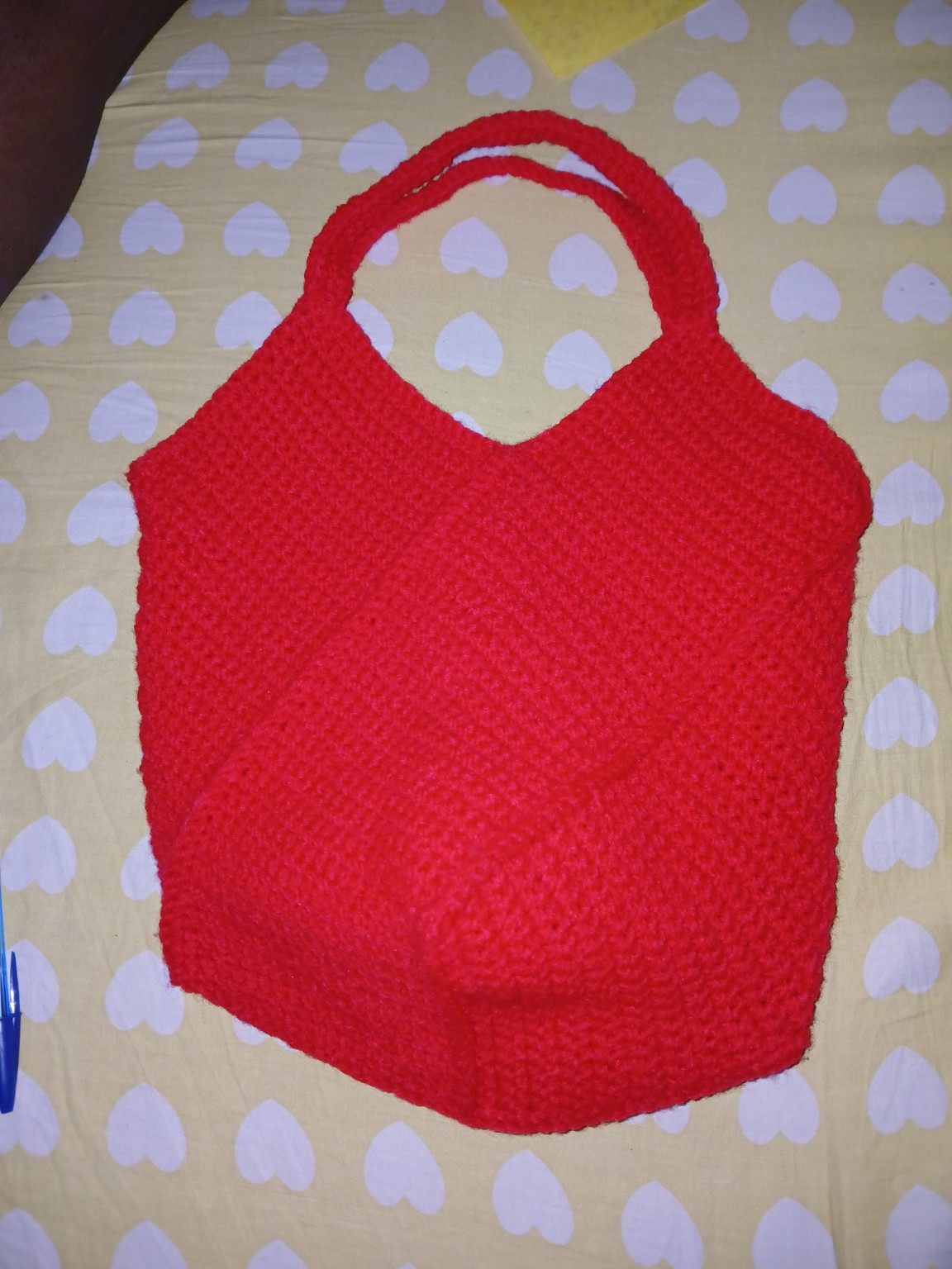 Handmade Crochet Tote Bag for Women, Soft Yarn Knitted Shoulder Handbag, Reusable Everyday Carry Bag, Lightweight Durable Fashion Purse, Large Capacity Casual Shopping Beach Bag