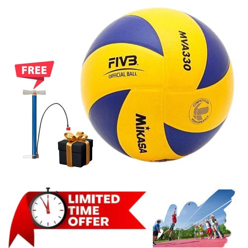 Mikasa competition performance official match ball for volleyball size 4-MVA330 With free pump