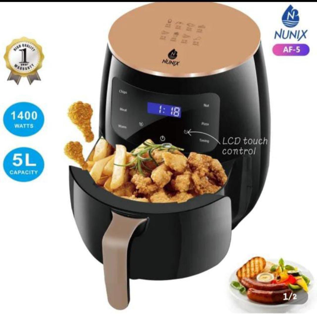 air fryerSilver Crest Extra Large Capacity Air Fryer 6L Enjoy healthy food that's crispy on the outside and tender on the inside, thanks to Rapid Air Technology Bake, roast, grill, broil, toast, and a