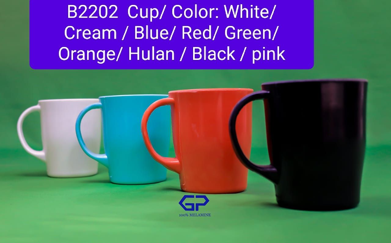 Melamine cup 6pcs Melamine Mugs are ideal for hot and cold beverages. Resistant to scratches, chips and fading these plates are lightweig