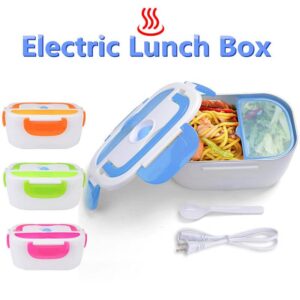 Electric Heated Lunch Box Food Warmer+ FREE Insulated Lunch Bag With Partitions Hot dish Electric food warmer
