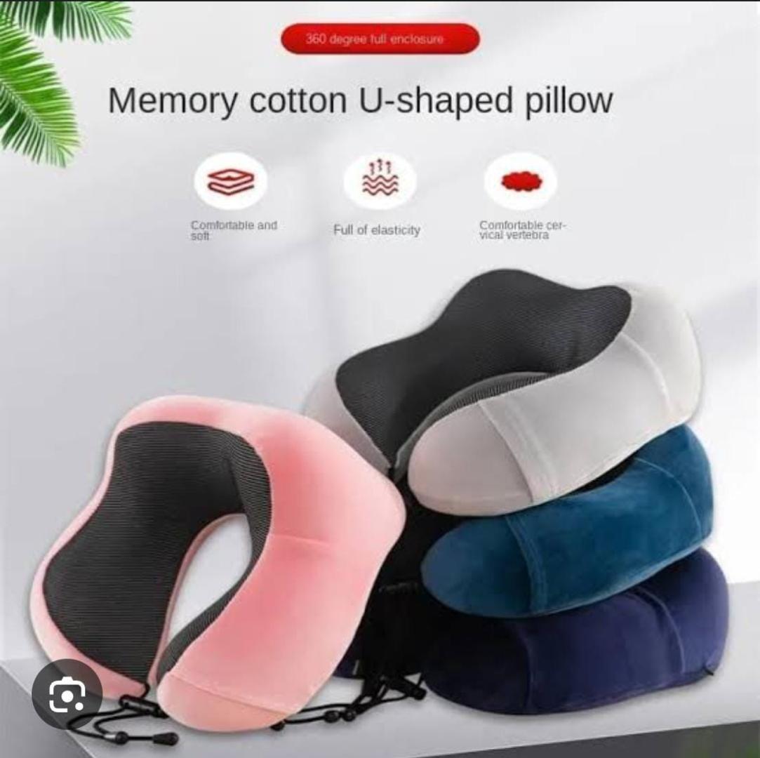 U Shaped Memory Foam Neck Pillows Soft Travel Pillow Massage Neck Pillow Sleeping Airplane Pillow Cervical Healthcare Bedding