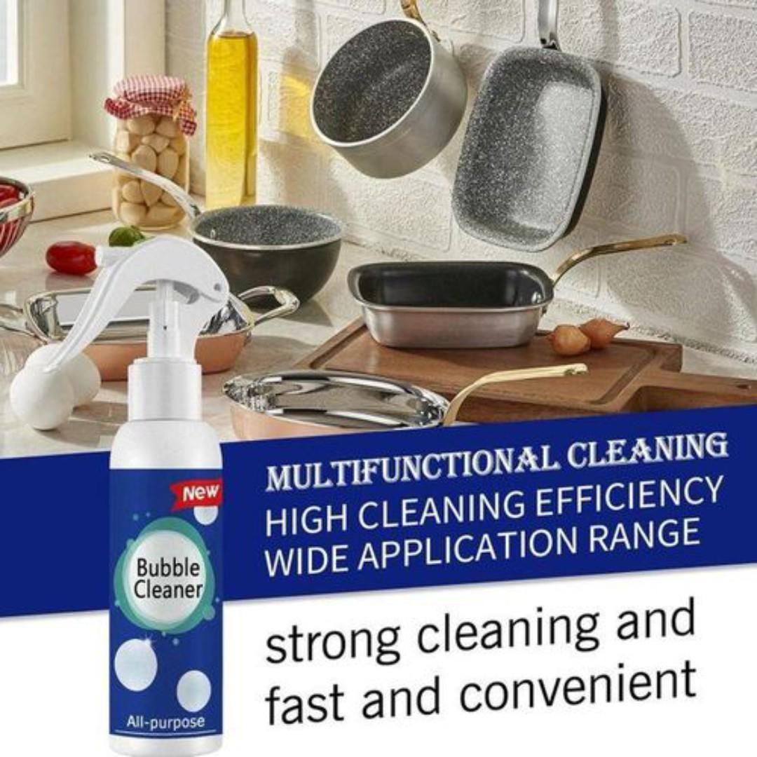 Bubble Grease Cleaner Rust Remove Multi-Purpose Foam* Household Cleaning Bubble Spray Kitchen Tool