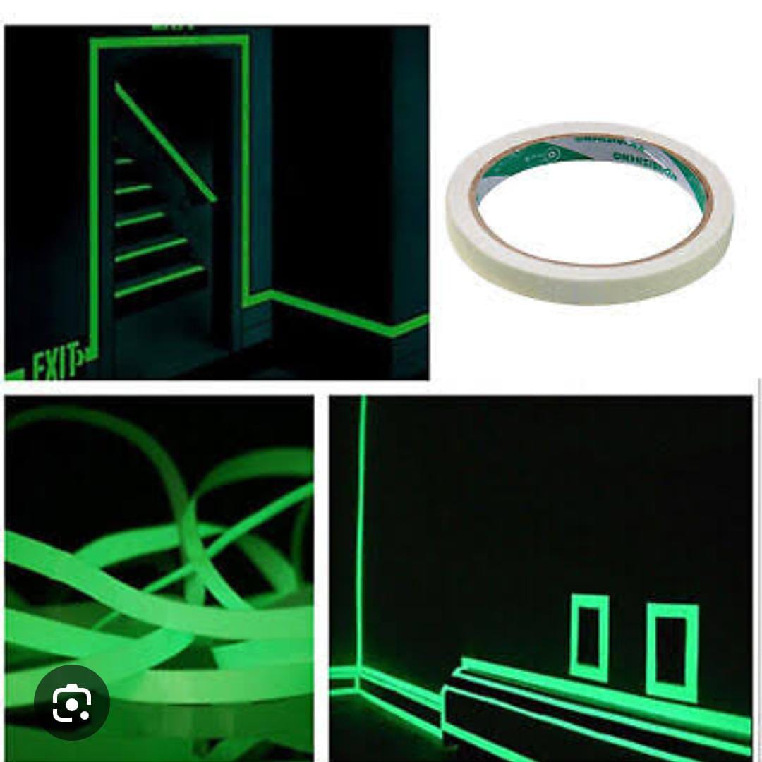 10M Luminous Fluorescent Night Self-adhesive Glow In The Dark Switch Sticker Tape Safety Warning Tapes