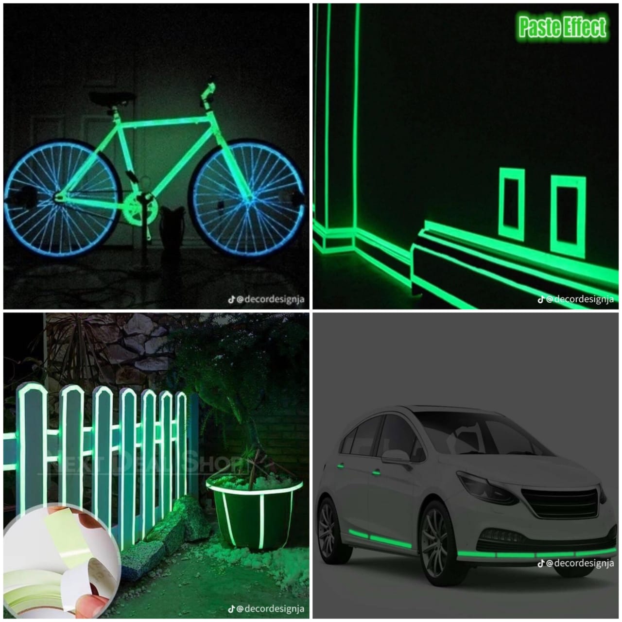 10M Luminous Fluorescent Night Self-adhesive Glow In The Dark Switch Sticker Tape Safety Warning Tapes