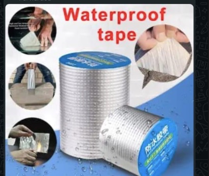 Aluminium Foil Tape Waterproof Adhesive Rubber Tape Butyl Tape Sealing Tape Repair Tape For Leakage Waterproofing Water Tank Roof Pipe Window Seal Leak Wall Crack Repair