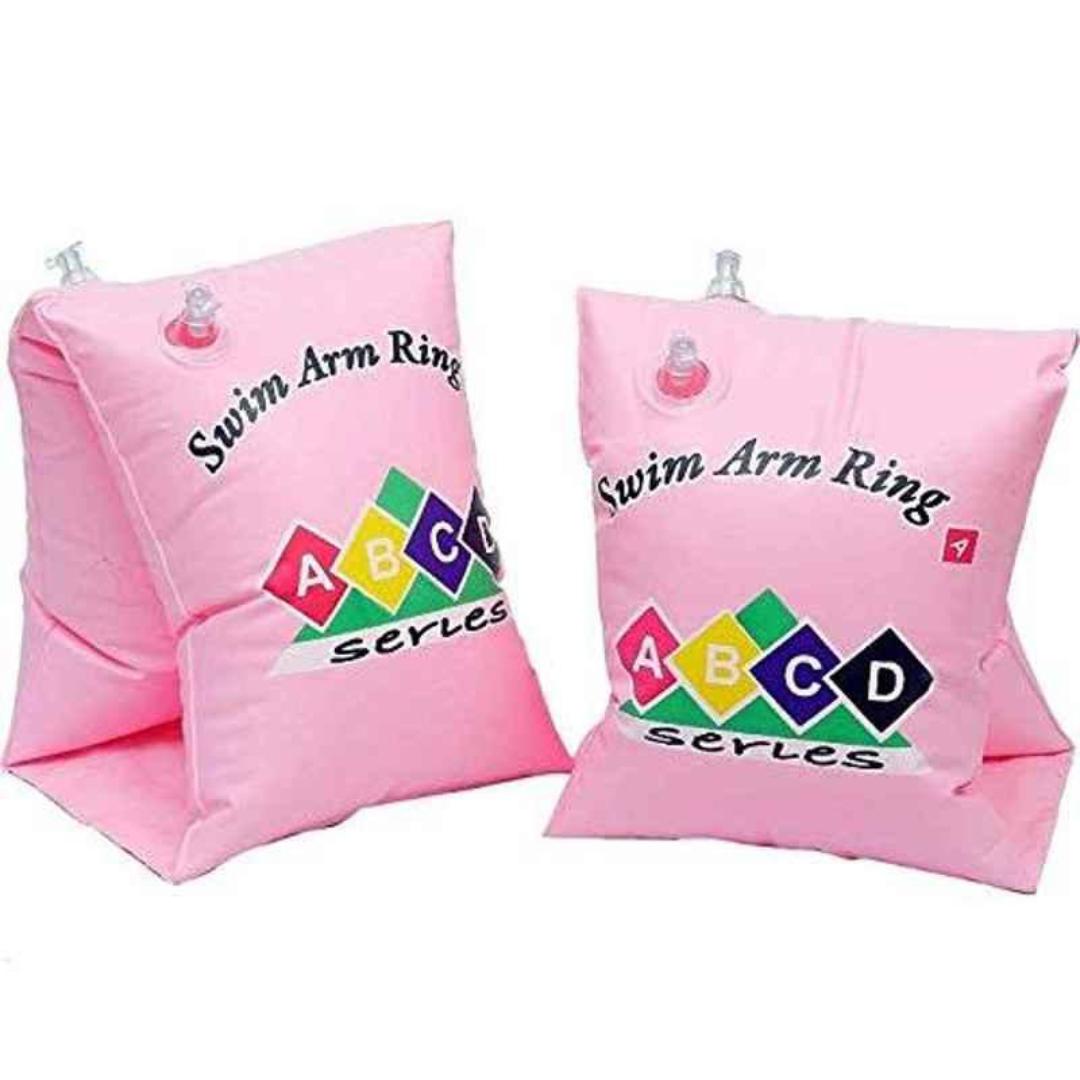 Pair Arm Float Rings Inflatable Sleeves, PVC Arm Floaties Inflatable Swim Floater Sleeves for Kids Adults