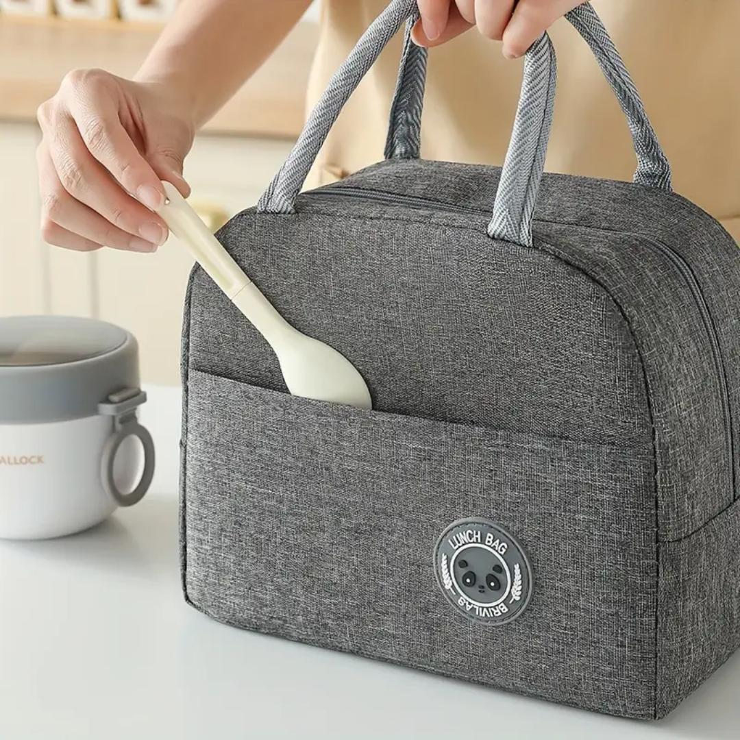 Portable Lunch Bags Food Storage Bag New Style Large-capacity Fresh Cooler Pouch For Office Students Convenient Lunch Box Food Container Bag Thermal Lunch Bags Insulated Freezer Bag Camping Picnic Bag