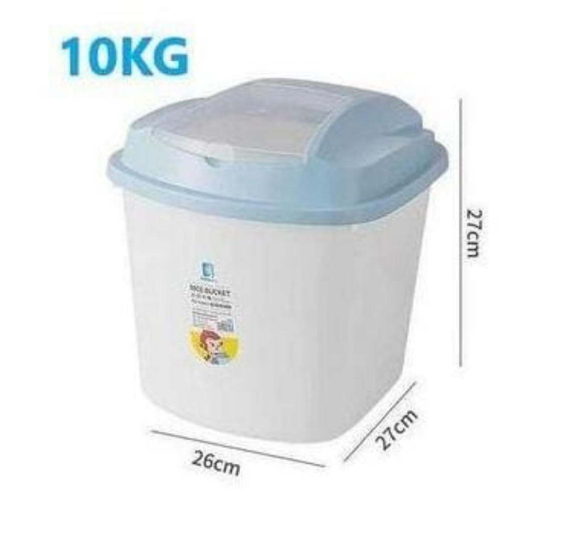 Bucket For Measuring Rice Best price for Rice/Cereal Bucket With Measuring Cup, 10kg Rice Bucket ...