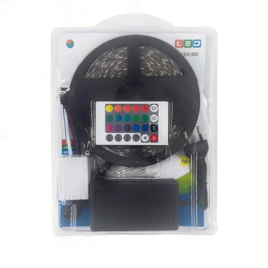 5m RGB LED Strip Waterproof Snake Light – Color Changing Strip with Remote, Flexible & Cuttable, Ideal for Décor, Events, TV, Outdoor Use