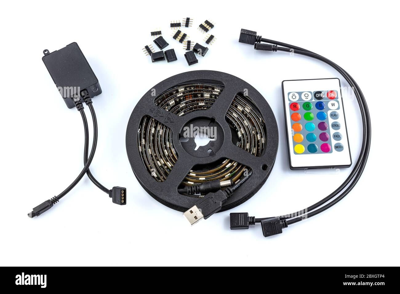 5m RGB LED Strip Waterproof Snake Light – Color Changing Strip with Remote, Flexible & Cuttable, Ideal for Décor, Events, TV, Outdoor Use