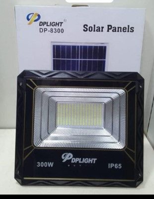 CLEARANCE SALE!!! Dp design Solar flood light 100w, 200w, 300W plus solar panel🤩:300W Voltage rated: 6V Lighting range: 30m Lighting angle:120° Lighting hours:30000h Highly water proof to prevent