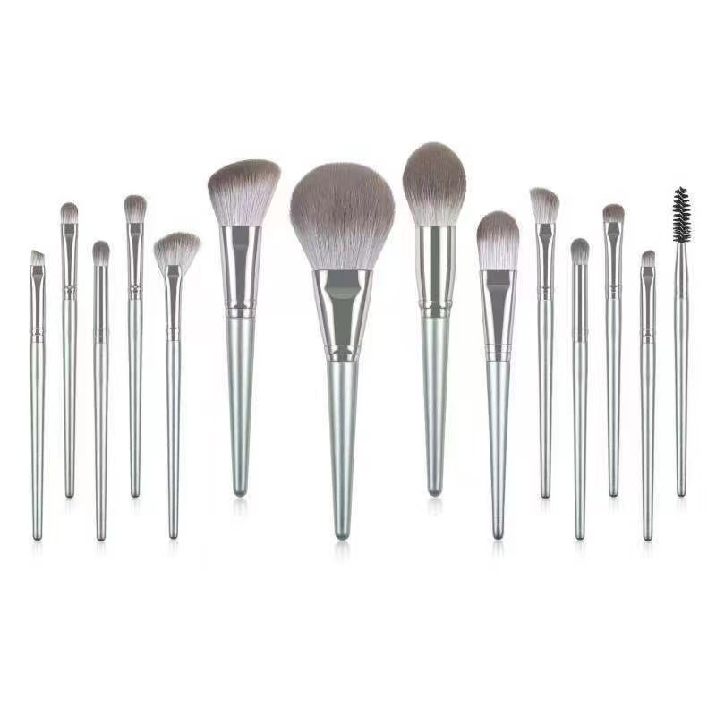 14 sets of brushes  Makeup brush set   Beginner's Blush Powder Brush Super Soft Bristle Cangzhou Loose Powder Eyeshadow Brush Full Set