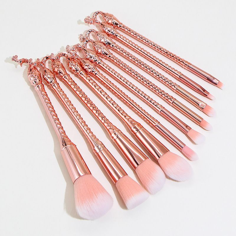 Makeup brush set   New Peacock Spiral Makeup Brush Set Beginner Full Set Eyeshadow Foundation Brush Makeup Soft Bristle Beauty Tool