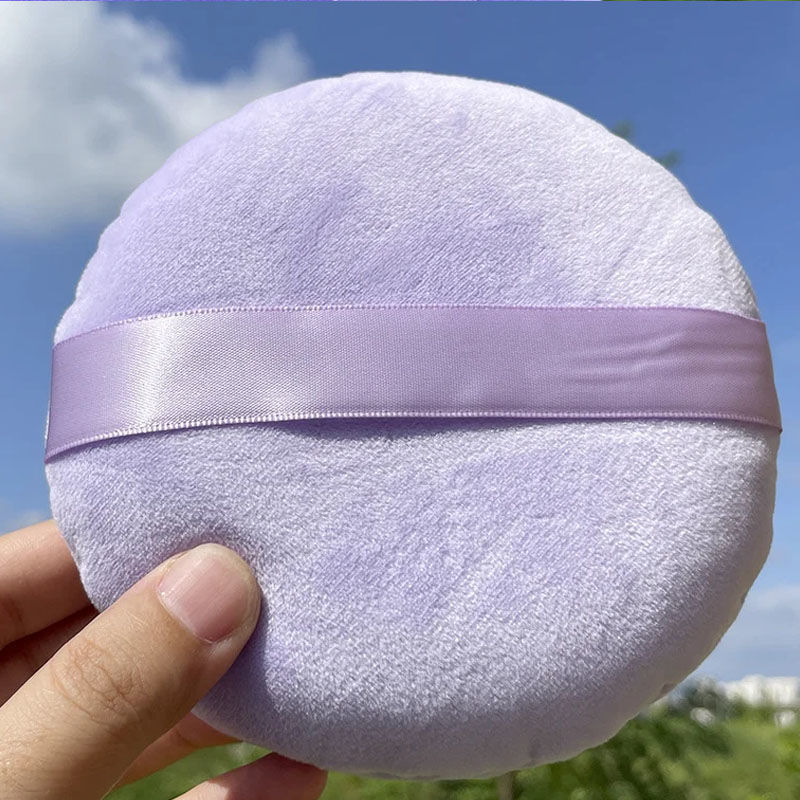 Makeup tools  Extra large puff  150mm enlarged and thickened Plus version giant body highlighter powder setting makeup oversized loose powder puff talcum puff