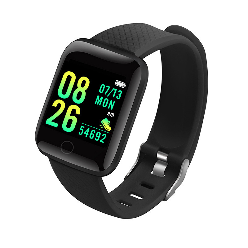 116plus smart sports bracelet D13 color screen bracelet sports step counter Bluetooth reminder heart rate blood pressure watch