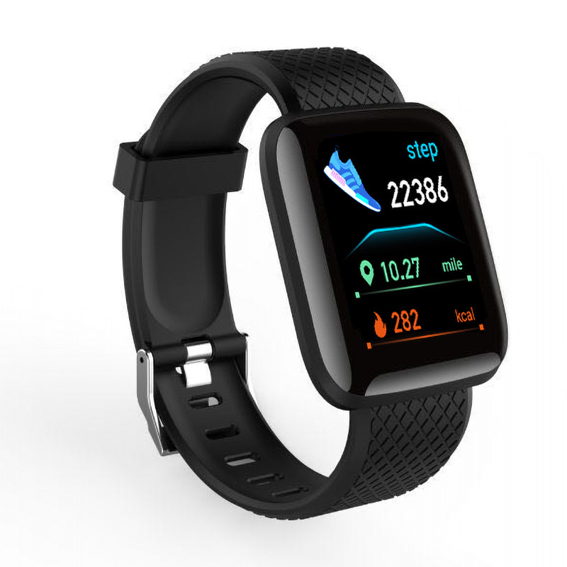 116plus smart sports bracelet D13 color screen bracelet sports step counter Bluetooth reminder heart rate blood pressure watch