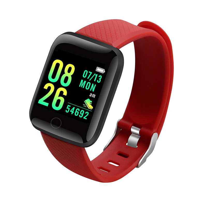 116plus smart sports bracelet D13 color screen bracelet sports step counter Bluetooth reminder heart rate blood pressure watch