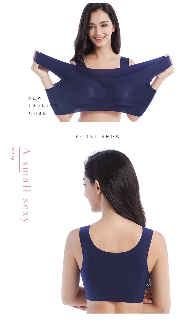 Women's sports bra Women's seamless bra  No traces and no underwire   Gathered   Vibration Yoga  Push pad pregnant nursing bra   S-3XL Plus Size Sleep Bra Adjustable straps Black nude crop top padding