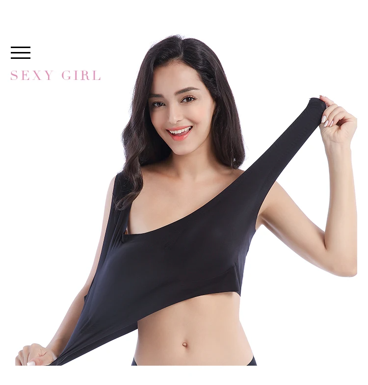 Women's sports bra Women's seamless bra  No traces and no underwire   Gathered   Vibration Yoga  Push pad pregnant nursing bra   S-3XL Plus Size Sleep Bra Adjustable straps Black nude crop top padding