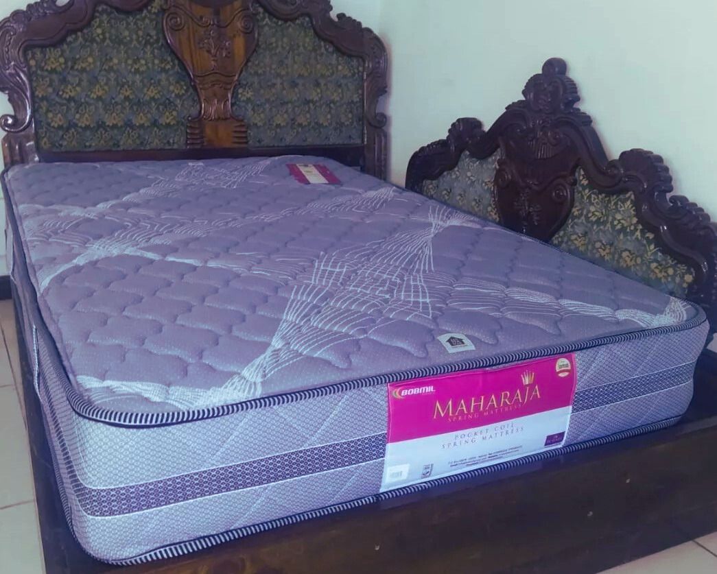 BobMil Maharaja Pocket Coil Spring Mattress. Home Living Bedroom Soft And Long-lasting Mattress Comfy, Elegant Kitchen, Bedroom furniture mattresses box springs  Plus years Warranty with Cool fabric