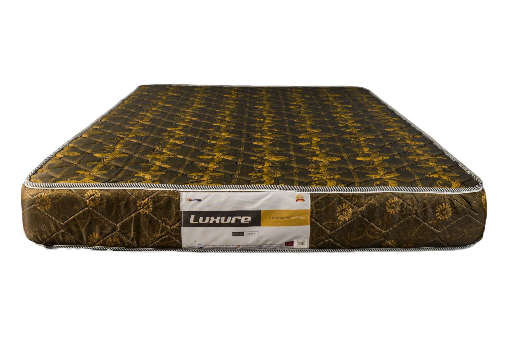 Memory Foam Luxure – Orthopaedic Quilted Bobmil Foam Mattress. Home Living Bedroom Firm And Long-lasting Mattress Comfy, Elegant Kitchen, Bedroom furniture mattresses box springs  Plus years Warranty.