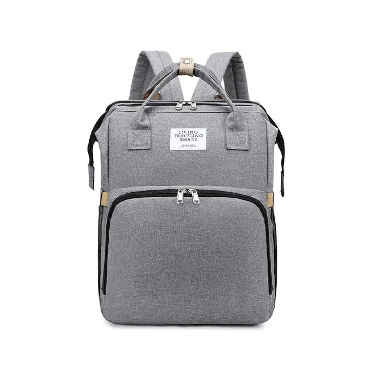 Stylish portable folding mosquito net, baby cot, mommy bag – a multi-functional, lightweight, large-capacity casual backpack for mums on the go.