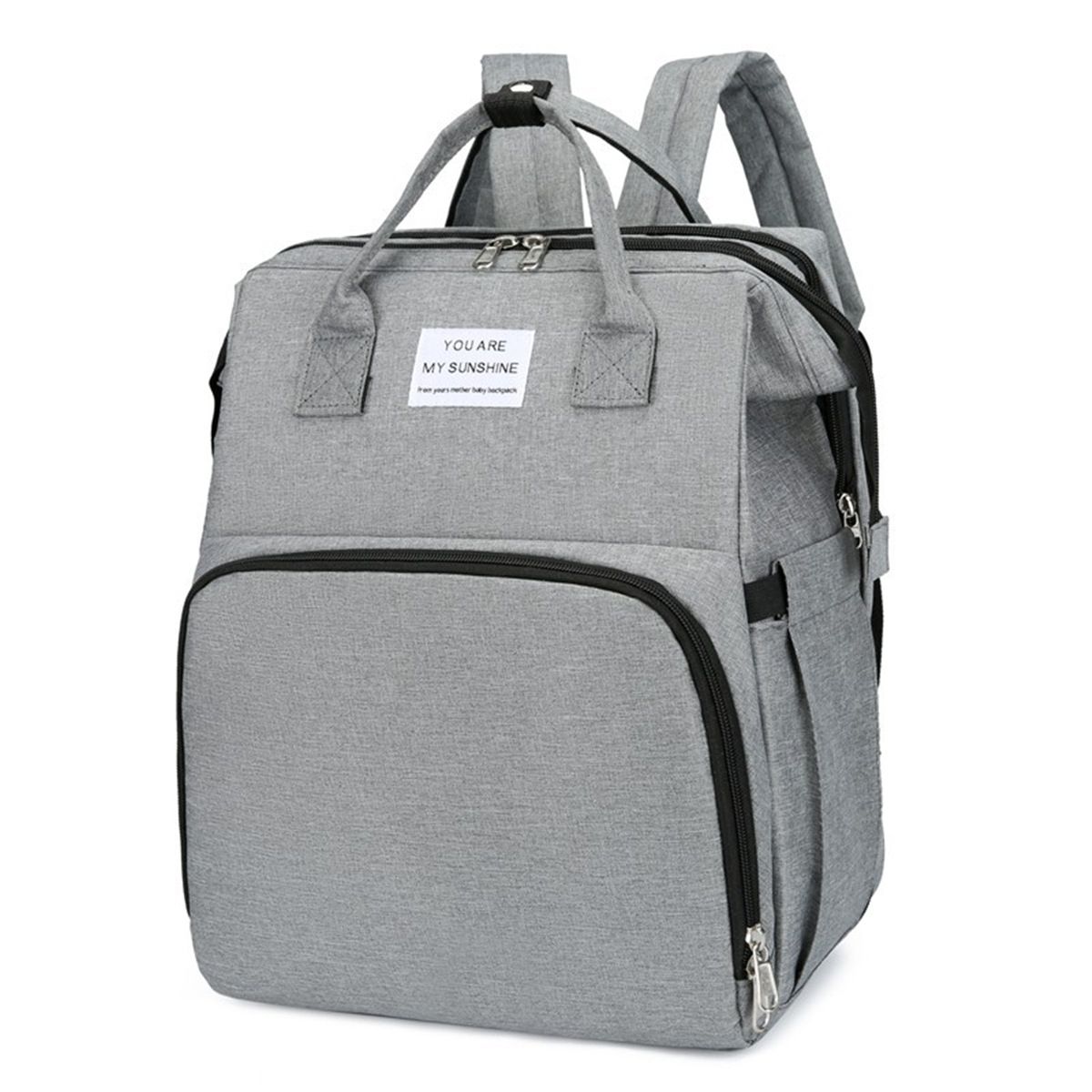 Stylish portable folding mosquito net, baby cot, mommy bag – a multi-functional, lightweight, large-capacity casual backpack for mums on the go.
