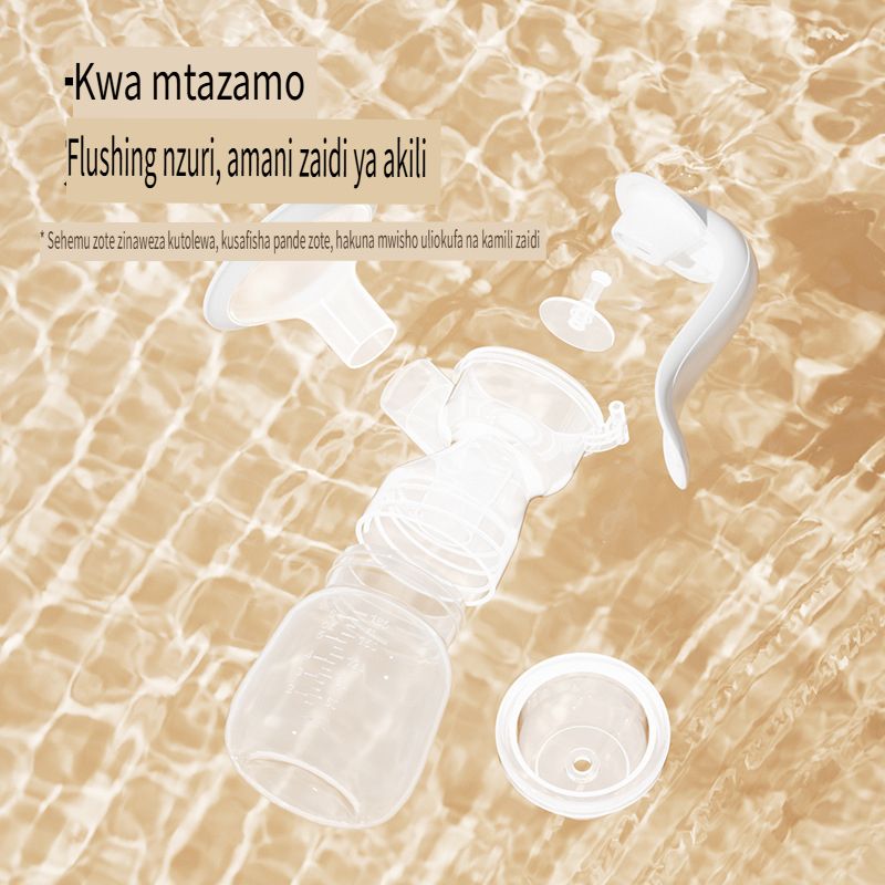 Lightweight, Portable & Integrated Manual Breast Pump – High Suction Postpartum Breast Extractor, Single-Sided Lactation Aid