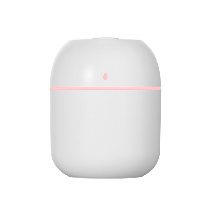 USB Mini Humidifier with Colorful Lights, Dual Spray Nano Mist Diffuser, Large Fog Output, Portable Home & Gift for Kenya, Quiet Operation, Rechargeable Air Moisturizer