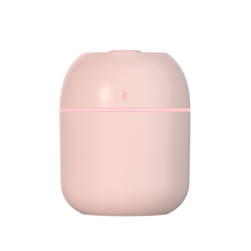 USB Mini Humidifier with Colorful Lights, Dual Spray Nano Mist Diffuser, Large Fog Output, Portable Home & Gift for Kenya, Quiet Operation, Rechargeable Air Moisturizer