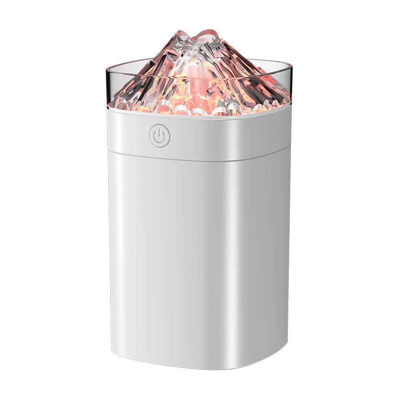 USB Mini Humidifier with Colorful Lights, Dual Spray Nano Mist Diffuser, Large Fog Output, Portable Home & Gift for Kenya, Quiet Operation, Rechargeable Air Moisturizer