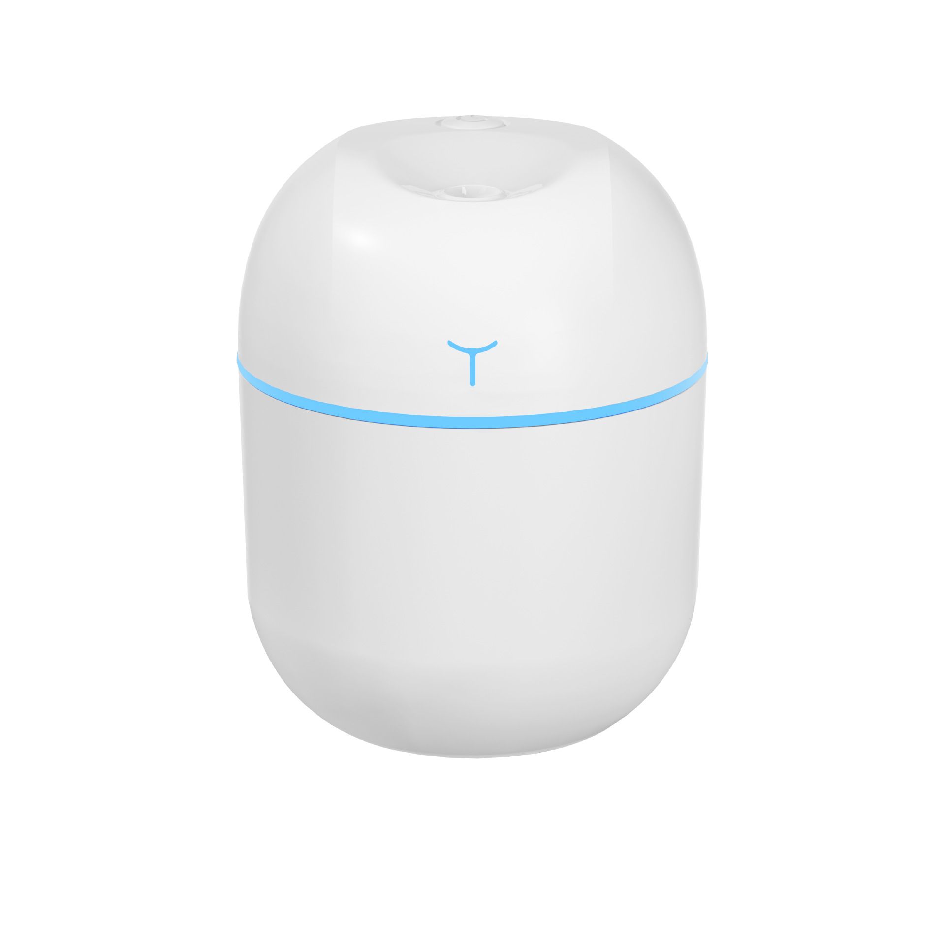 USB Mini Humidifier with Colorful Lights, Dual Spray Nano Mist Diffuser, Large Fog Output, Portable Home & Gift for Kenya, Quiet Operation, Rechargeable Air Moisturizer