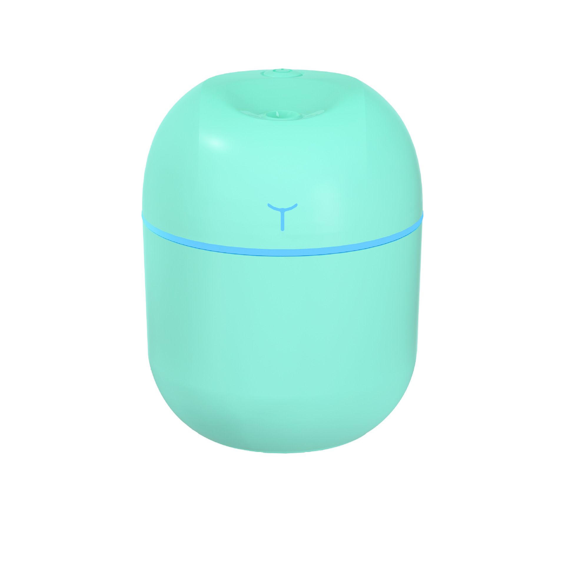 USB Mini Humidifier with Colorful Lights, Dual Spray Nano Mist Diffuser, Large Fog Output, Portable Home & Gift for Kenya, Quiet Operation, Rechargeable Air Moisturizer