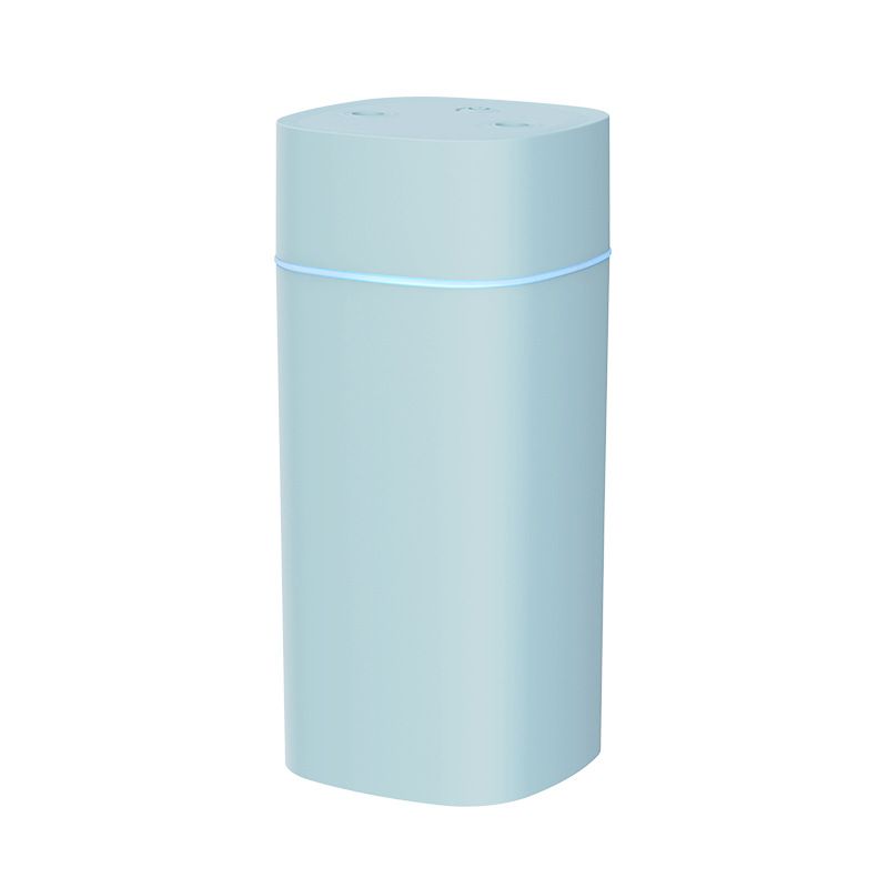 USB Mini Humidifier with Colorful Lights, Dual Spray Nano Mist Diffuser, Large Fog Output, Portable Home & Gift for Kenya, Quiet Operation, Rechargeable Air Moisturizer