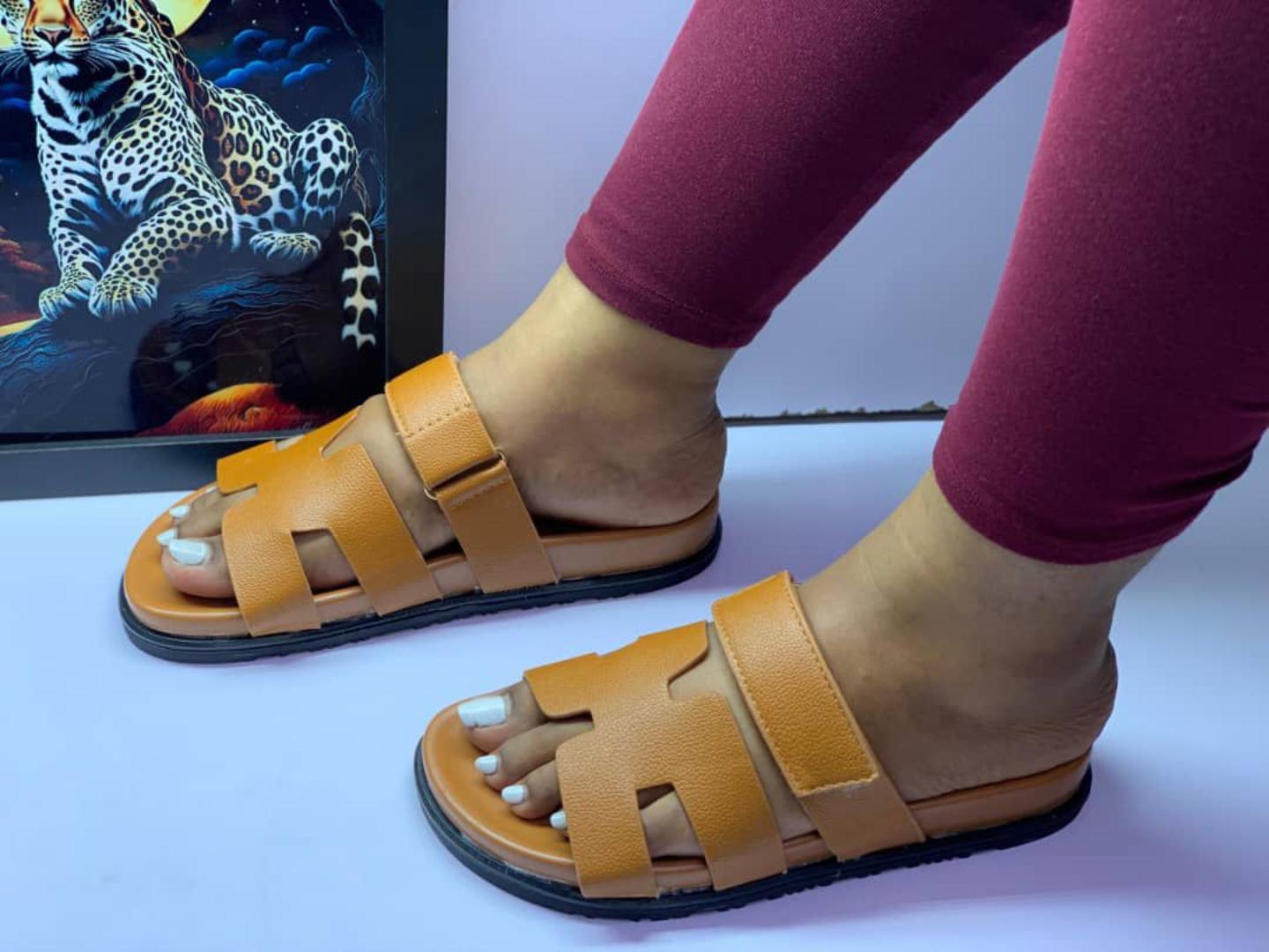 Women’s Slip-On Sandals – Comfortable Fashion Flat Slippers, Soft Sole, Casual Open Toe Shoes